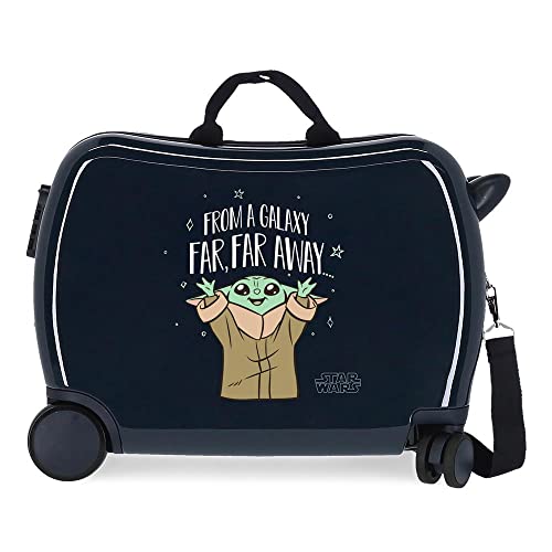 Star wars The Child Far Way Maleta Infantil Negro 50x38x20 cms Rígida ABS Cierre de combinación Lateral 34L 1,8 kgs 4 Ruedas Equipaje Mano von Star Wars