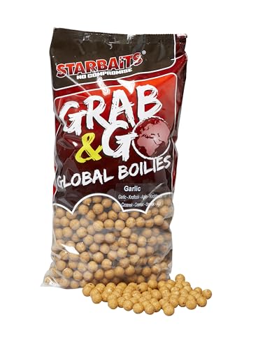 Starbaits Bouillettes Grab And Go Global Boilies Knoblauch – 2,5 kg – D.14 mm – 16820 von Starbaits