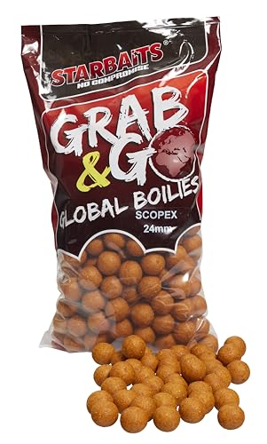 Starbaits Bouillettes Grab And Go Global Boilies Scopex – 2,5 kg – D.24 mm – 45499 von Starbaits