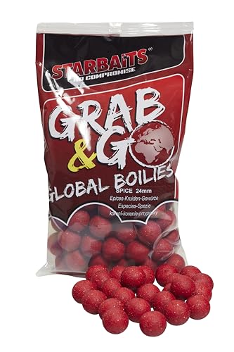 Starbaits Bouillettes Grab And Go Global Boilies Spice – 1 kg – D.24 mm – 17166 von Starbaits