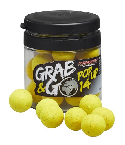 Starbaits Bouillettes Grab And Go Global Pop Up Ananas – 20 g – D.14 mm – Jaune Fluo – 16841 Starbaits Bouillettes Grab And Go Global Pop Up Ananas – 20 g – D.14 mm – Jaune Fluo – 16841 von Starbaits
