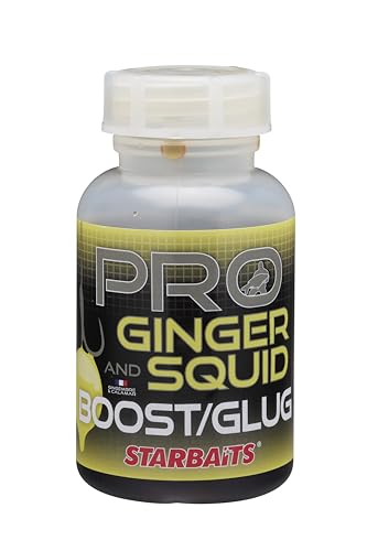 Starbaits Lockstoff Pro Ginger Squid Boost – 200 ml – Jaune – 44871 von Starbaits