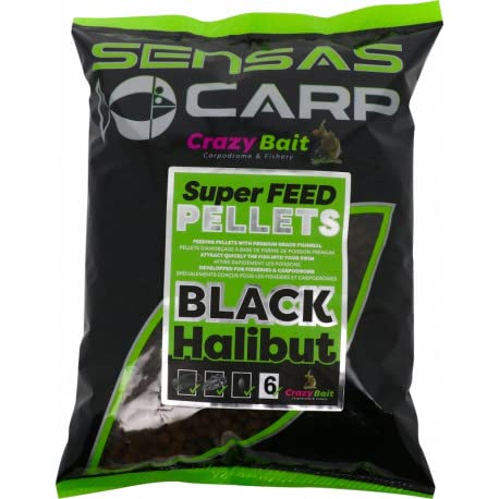 Sensas Carp Super Feed Pellets Black Halibut 2mm Sensas Carp Super Feed Pellets Black Halibut 2mm von Starbaits