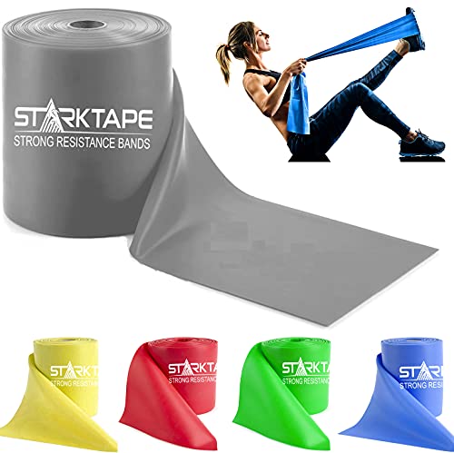 Starktape Resistance Bands Professional Rolle .Widerstandsbänder. Fitnessbänder Latexfreies elastisches. Perfekt für Heimtraining, Physiotherapie, Krafttraining, Yoga, Pilates Gym Starktape Resistance Bands Professional Rolle .Widerstandsbänder. Fitnessbänder Latexfreies elastisches. Perfekt für Heimtraining, Physiotherapie, Krafttraining, Yoga, Pilates Gym von Starktape