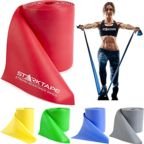 Starktape Resistance Bands Widerstandsbänder Latexfrei – Professional Fitnessbänder für Home-Training, Physiotherapie, Pilates, Krafttraining und Rehabilitation 2.5 Meter rot Starktape Resistance Bands Widerstandsbänder Latexfrei – Professional Fitnessbänder für Home-Training, Physiotherapie, Pilates, Krafttraining und Rehabilitation 2.5 Meter rot von Starktape