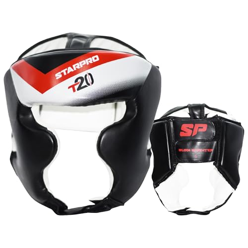 Starpro Boxen Kopfschutz Boxhelm mit Gesichtsschutz Für Boxen Sport, Kickboxen, MMA, Krav MAGA und Muay Thai Verschiedene Größen von Starpro