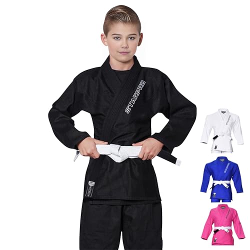 Starpro Evolve Kinder BJJ Gi 350 Gramm - Power Baumwollmischung - Alle Größen - Preshrunk Professional Martial Arts Kimono für Training und Wettkampf - Jungs & Mädchen Starpro Evolve Kinder BJJ Gi 350 Gramm - Power Baumwollmischung - Alle Größen - Preshrunk Professional Martial Arts Kimono für Training und Wettkampf - Jungs & Mädchen von Starpro