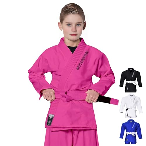 Starpro Evolve Kinder BJJ Gi 350 Gramm - Power Baumwollmischung - Alle Größen - Preshrunk Professional Martial Arts Kimono für Training und Wettkampf - Jungs & Mädchen Starpro Evolve Kinder BJJ Gi 350 Gramm - Power Baumwollmischung - Alle Größen - Preshrunk Professional Martial Arts Kimono für Training und Wettkampf - Jungs & Mädchen von Starpro