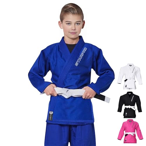 Starpro Evolve Kinder BJJ Gi 350 Gramm - Power Baumwollmischung - Alle Größen - Preshrunk Professional Martial Arts Kimono für Training und Wettkampf - Jungs & Mädchen von Starpro