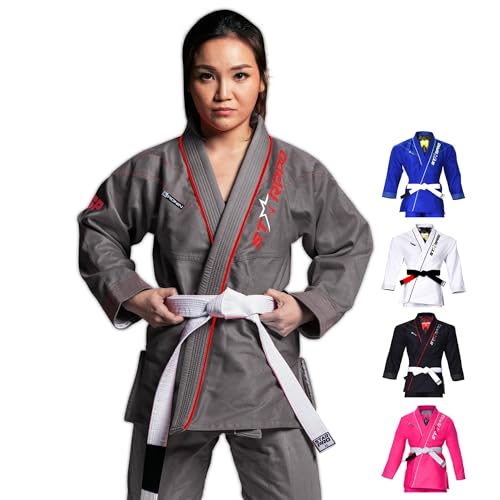 Starpro Ronin BJJ Gi 355 Gramm - Power Baumwollmischung - Weiß und Schwarz - Preshrunk Professional Martial Arts Kimono für Training und Wettkampf - Männer & Frauen von Starpro