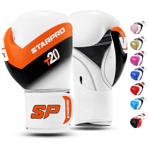 Starpro Boxhandschuhe für Harte Schläge & schnelles K.O. Boxhandschuhe Männer, Boxhandschuhe Damen, Box Handschuh Herren Set, Boxen Sport, Box Training, Box Handschuhe, Boxing Gloves von Starpro