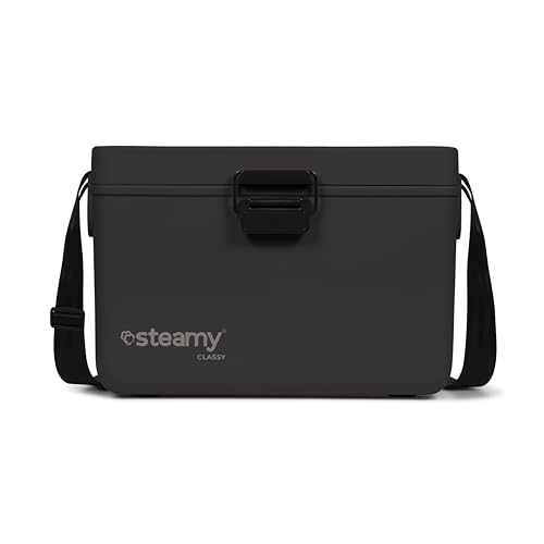 Steamy Classy 12, Kühlbox mit Schultergurt, 12 Liter, Raven Black Steamy Classy 12, Kühlbox mit Schultergurt, 12 Liter, Raven Black von Steamy