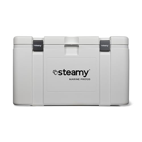 Steamy Marine Pro 120, Kühlbox speziell für Boote und Wassersport, 120 Liter, Weiß Steamy Marine Pro 120, Kühlbox speziell für Boote und Wassersport, 120 Liter, Weiß von Steamy