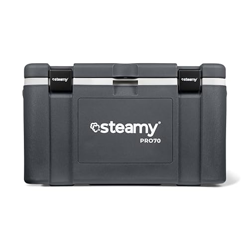 Steamy Pro 70 Kühlbox, 70 Liter, Grau von Steamy