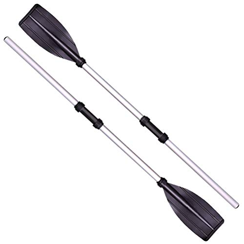 Stecto 2 Stück 126 cm Kanu-Paddel abnehmbar Kajak Ramen aus Aluminiumlegierung, Länge verstellbar, leichtes Profi-Paddel Kanufahrboot Stecto 2 Stück 126 cm Kanu-Paddel abnehmbar Kajak Ramen aus Aluminiumlegierung, Länge verstellbar, leichtes Profi-Paddel Kanufahrboot von Stecto