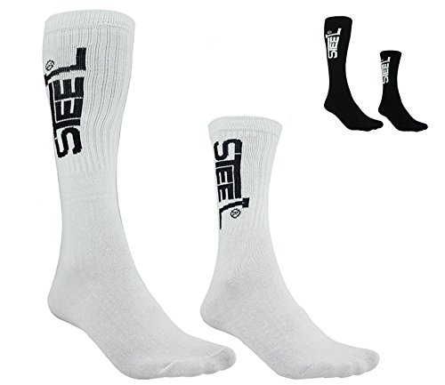 Steel Schlittschuh-Socken Color Weiss/Short Steel Schlittschuh-Socken Color Weiss/Short von Steel