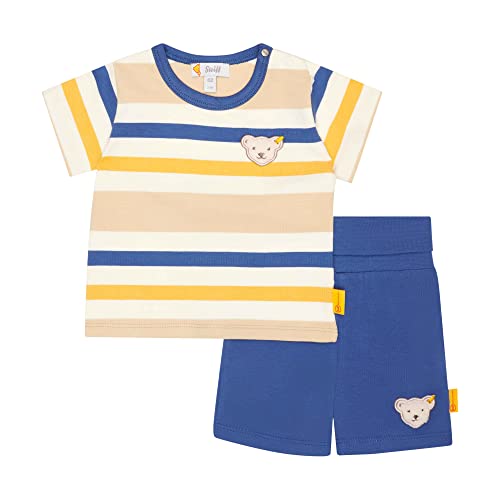 Steiff Baby - Jungen Set Shorts + T-Shirt Venice Beach, 56 von Steiff