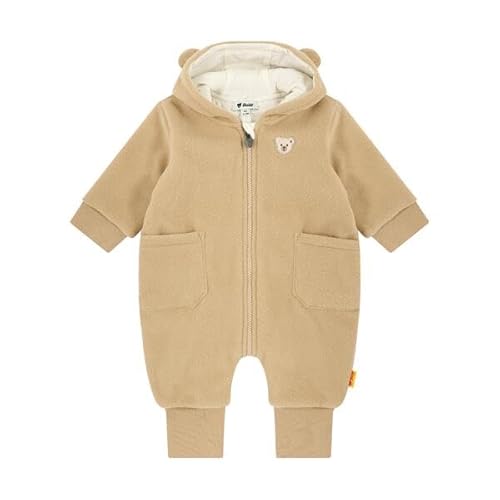 Steiff Strampler langarm EU Größe 62 sesame, Baby-Strampler, langarm Strampelanzug für Babys, Body langärmelig Einteiler, weich und bequem, waschmaschinenfest Steiff Strampler langarm EU Größe 62 sesame, Baby-Strampler, langarm Strampelanzug für Babys, Body langärmelig Einteiler, weich und bequem, waschmaschinenfest von Steiff