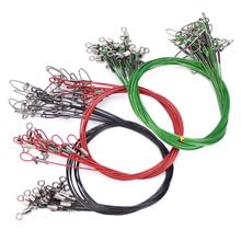 Steinn 10 Stücke Stahlvorfächer | Edelstahl Vorfächer Stahl Stahlvorfach | 50cm Lang 3.5g Schwarz | Angeln Vorfach Hecht Angelvorfächer Angelzubehör mit Wirbel für Raubfische Steinn 10 Stücke Stahlvorfächer | Edelstahl Vorfächer Stahl Stahlvorfach | 50cm Lang 3.5g Schwarz | Angeln Vorfach Hecht Angelvorfächer Angelzubehör mit Wirbel für Raubfische von Steinn