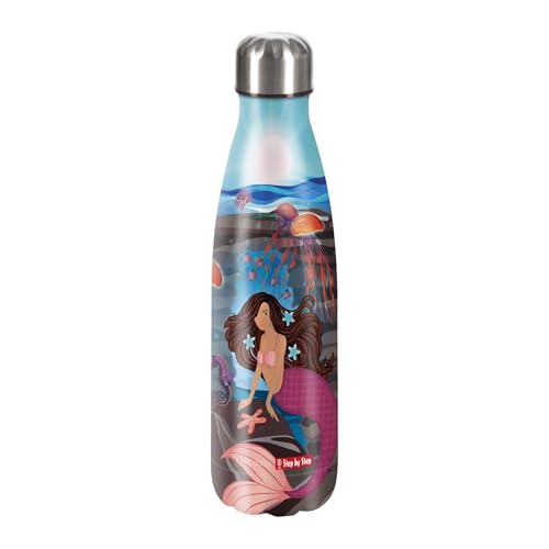 Step by Step Isolierte Trinkflasche aus Edelstahl, blau, für kohlensäurehaltige Getränke, auslaufsicher mit Schraubverschluss, BPA-frei und 100% recycelbar, für Schule und Freizeit, 0,5 Liter Step by Step Isolierte Trinkflasche aus Edelstahl, blau, für kohlensäurehaltige Getränke, auslaufsicher mit Schraubverschluss, BPA-frei und 100% recycelbar, für Schule und Freizeit, 0,5 Liter von Step by Step