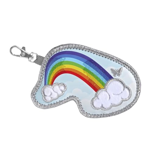 Step by Step KIGA MAGS „Rainbow Lui“, 1 Magnet-Applikation mit Karabinerhaken, Regnbogen, Anhänger zur Individualisierung des Kindergartenrucksack KIGA Mini & KIGA Maxi von Step by Step