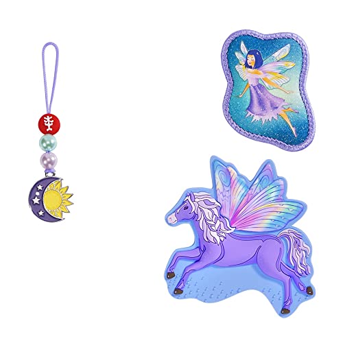 Step by Step Magic MAGS „Pegasus Emily“, 3-teilig, 2 Magnet-Applikationen und 1 Anhänger, Ergänzung für Schulranzen oder Vorschulrucksack, lila Step by Step Magic MAGS „Pegasus Emily“, 3-teilig, 2 Magnet-Applikationen und 1 Anhänger, Ergänzung für Schulranzen oder Vorschulrucksack, lila von Step by Step
