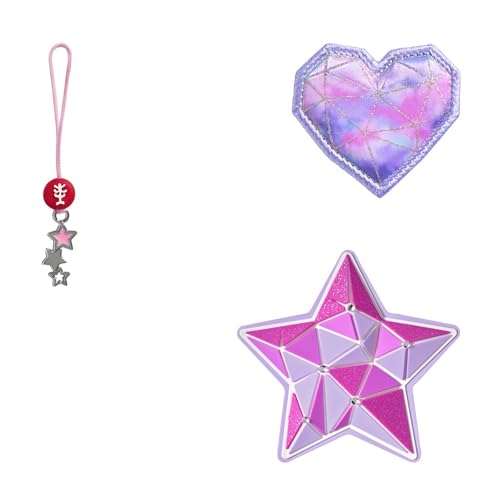 Step by Step Magic Mags „Star Stella“, 3-teilig, 2 Magnet-Applikationen und 1 Anhänger, Stern, Herz, passend zum Schulranzen oder Vorschulrucksack Step by Step Magic Mags „Star Stella“, 3-teilig, 2 Magnet-Applikationen und 1 Anhänger, Stern, Herz, passend zum Schulranzen oder Vorschulrucksack von Step by Step
