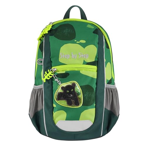 Step by Step Rucksack-Set KIGA Maxi „Little Wild Cat Chiko“, Separates Innenfach, ergonomischer Rucksack mit höhenverstellbarem Brustgurt, für Kita, Kindergarten & Freizeit, ab 3 Jahren, 10 l, grün Step by Step Rucksack-Set KIGA Maxi „Little Wild Cat Chiko“, Separates Innenfach, ergonomischer Rucksack mit höhenverstellbarem Brustgurt, für Kita, Kindergarten & Freizeit, ab 3 Jahren, 10 l, grün von Step by Step