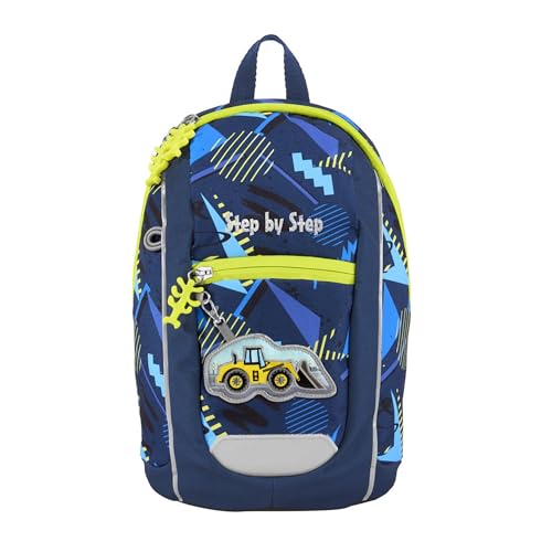 Step by Step Rucksack-Set KIGA Mini „Bagger Bobby“, blau-gelb, ergonomischer Rucksack mit höhenverstellbaren Brustgurt für die Kleinsten, für Kindergarten & Kita, ab 12 M+, für Jungen 6l Step by Step Rucksack-Set KIGA Mini „Bagger Bobby“, blau-gelb, ergonomischer Rucksack mit höhenverstellbaren Brustgurt für die Kleinsten, für Kindergarten & Kita, ab 12 M+, für Jungen 6l von Step by Step