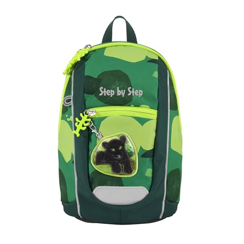 Step by Step Rucksack-Set KIGA Mini „Little Wild Cat Chiko“, grau-grün, ergonomischer Rucksack mit höhenverstellbaren Brustgurt für die Kleinsten, für Kindergarten & Kita, ab 12 M+, für Jungen 6l Step by Step Rucksack-Set KIGA Mini „Little Wild Cat Chiko“, grau-grün, ergonomischer Rucksack mit höhenverstellbaren Brustgurt für die Kleinsten, für Kindergarten & Kita, ab 12 M+, für Jungen 6l von Step by Step