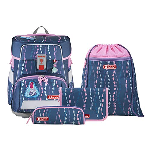 Step by Step Schulranzen-Set Space „Mermaid Bella“ 5-teilig, lila-rosa, Unterwasser-Design, ergonomischer Tornister mit Reflektoren, höhenverstellbar mit Hüftgurt für Mädchen 1. Klasse, 20L Step by Step Schulranzen-Set Space „Mermaid Bella“ 5-teilig, lila-rosa, Unterwasser-Design, ergonomischer Tornister mit Reflektoren, höhenverstellbar mit Hüftgurt für Mädchen 1. Klasse, 20L von Step by Step