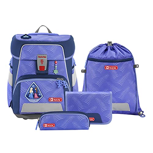 Step by Step Schulranzen-Set Space, Ice Princess, 5-teilig, lila, Prinzessin-Design, ergonomischer Tornister mit Reflektoren, höhenverstellbar mit Hüftgurt, für die 1. bis 4. Klasse, 20L Step by Step Schulranzen-Set Space, Ice Princess, 5-teilig, lila, Prinzessin-Design, ergonomischer Tornister mit Reflektoren, höhenverstellbar mit Hüftgurt, für die 1. bis 4. Klasse, 20L von Step by Step