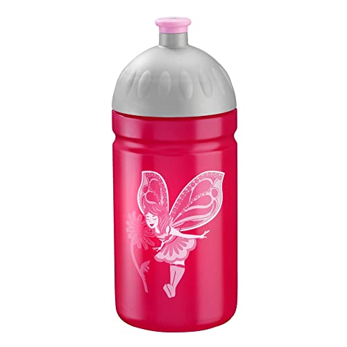 Step by Step Trinkflasche „Fairy Freya“, auslaufsicher, spülmaschinenfest, BPA-frei, für Schule, Kindergarten, heiße und kohlensäurehaltigen Getränke, 0,5L, grau-rosa Step by Step Trinkflasche „Fairy Freya“, auslaufsicher, spülmaschinenfest, BPA-frei, für Schule, Kindergarten, heiße und kohlensäurehaltigen Getränke, 0,5L, grau-rosa von Step by Step