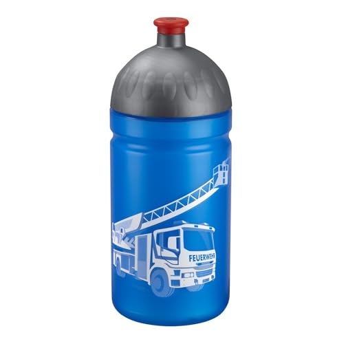 Step by Step Trinkflasche „Fire Engine Brandon“, auslaufsicher, spülmaschinenfest, BPA-frei, für Schule, Kindergarten, heiße und kohlensäurehaltigen Getränke, 0,5L, blau - grau Step by Step Trinkflasche „Fire Engine Brandon“, auslaufsicher, spülmaschinenfest, BPA-frei, für Schule, Kindergarten, heiße und kohlensäurehaltigen Getränke, 0,5L, blau - grau von Step by Step