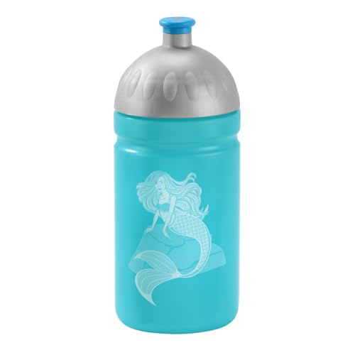 Step by Step Trinkflasche „Mermaid Delia“, blau, auslaufsicher, spülmaschinenfest, BPA-frei, für Schule, Kindergarten, heiße und kohlensäurehaltigen Getränke, für Mädchen, 0,5 Liter Step by Step Trinkflasche „Mermaid Delia“, blau, auslaufsicher, spülmaschinenfest, BPA-frei, für Schule, Kindergarten, heiße und kohlensäurehaltigen Getränke, für Mädchen, 0,5 Liter von Step by Step