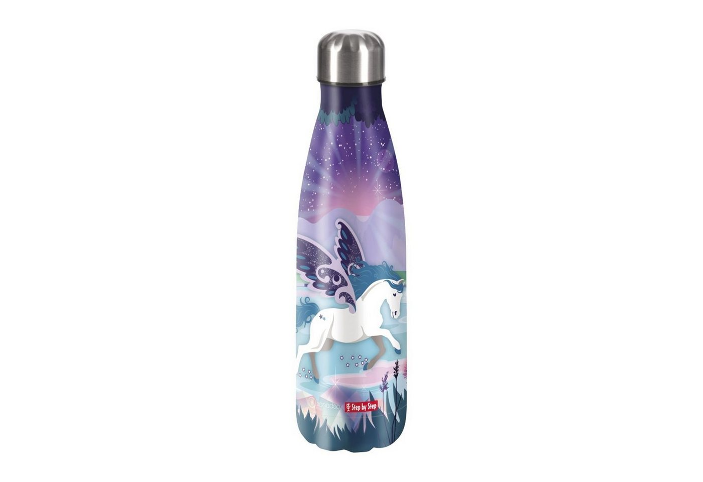 Step by Step Trinkflasche Edelstahltrinkflasche Step by Step Trinkflasche Edelstahltrinkflasche von Step by Step