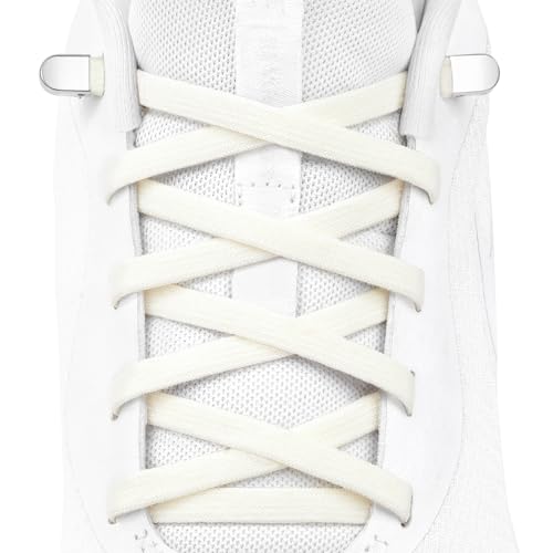 Stepace 2 Paar Elastische Schnürsenkel für Kinder und Erwachsene Sportschuhe Sneaker flache Schuhbänder elastische ohne binden Cremeweiß 120 Stepace 2 Paar Elastische Schnürsenkel für Kinder und Erwachsene Sportschuhe Sneaker flache Schuhbänder elastische ohne binden Cremeweiß 120 von Stepace