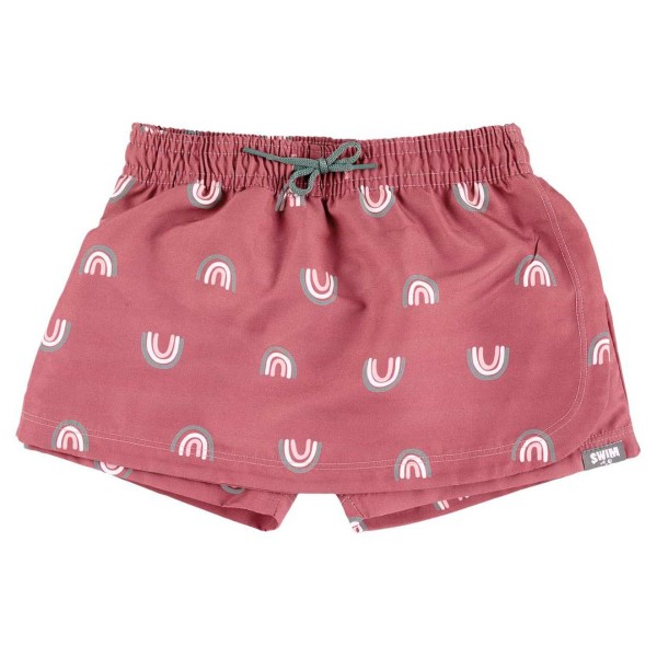 Sterntaler - Kid's Badeshorts Regenbogen - Skort Gr 74/80 rosa von Sterntaler