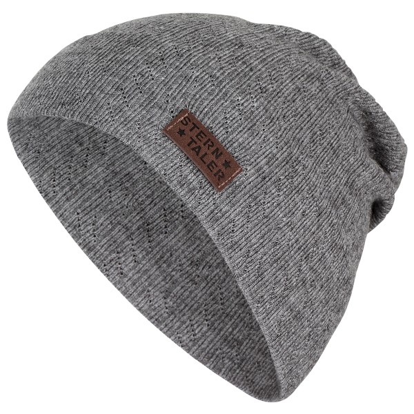 Sterntaler - Kid's Beanie Struktur - Mütze Gr 53 cm grau von Sterntaler