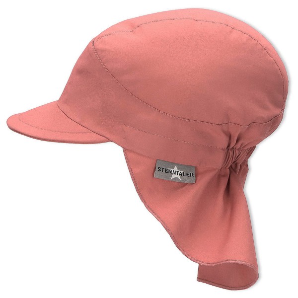 Sterntaler - Kid's Schirmmütze mit Nackenschutz Uni - Cap Gr 47 rosa von Sterntaler