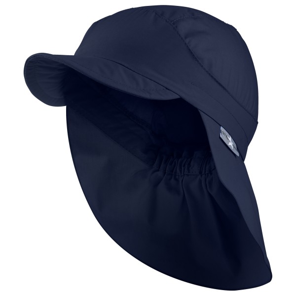 Sterntaler - Kid's Schirmmütze mit Nackenschutz Uni - Cap Gr 53 cm blau von Sterntaler