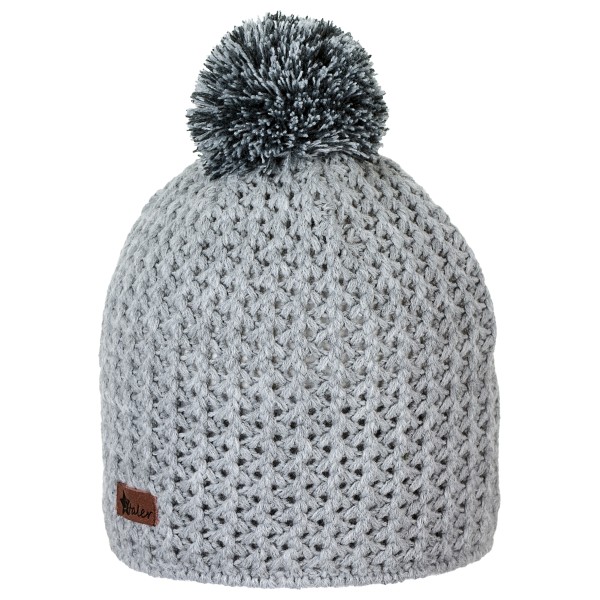 Sterntaler - Kid's Strickmütze Bommel - Mütze Gr 49 cm grau von Sterntaler