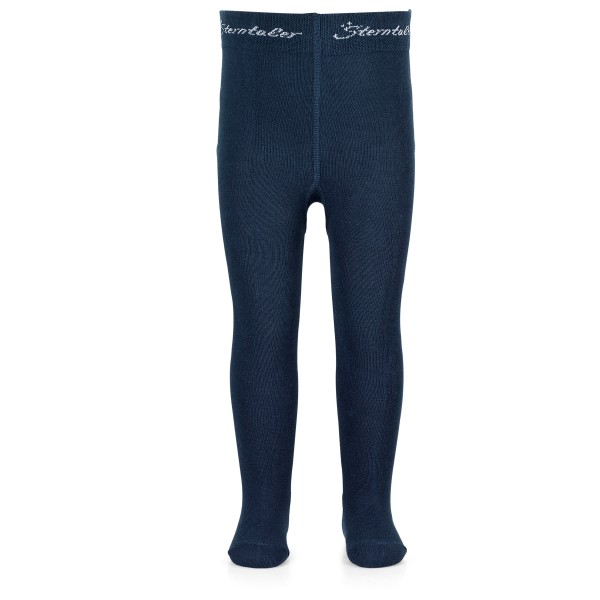 Sterntaler - Kid's Strumpfhose Uni Cotton - Alltagsunterwäsche Gr 128 blau von Sterntaler