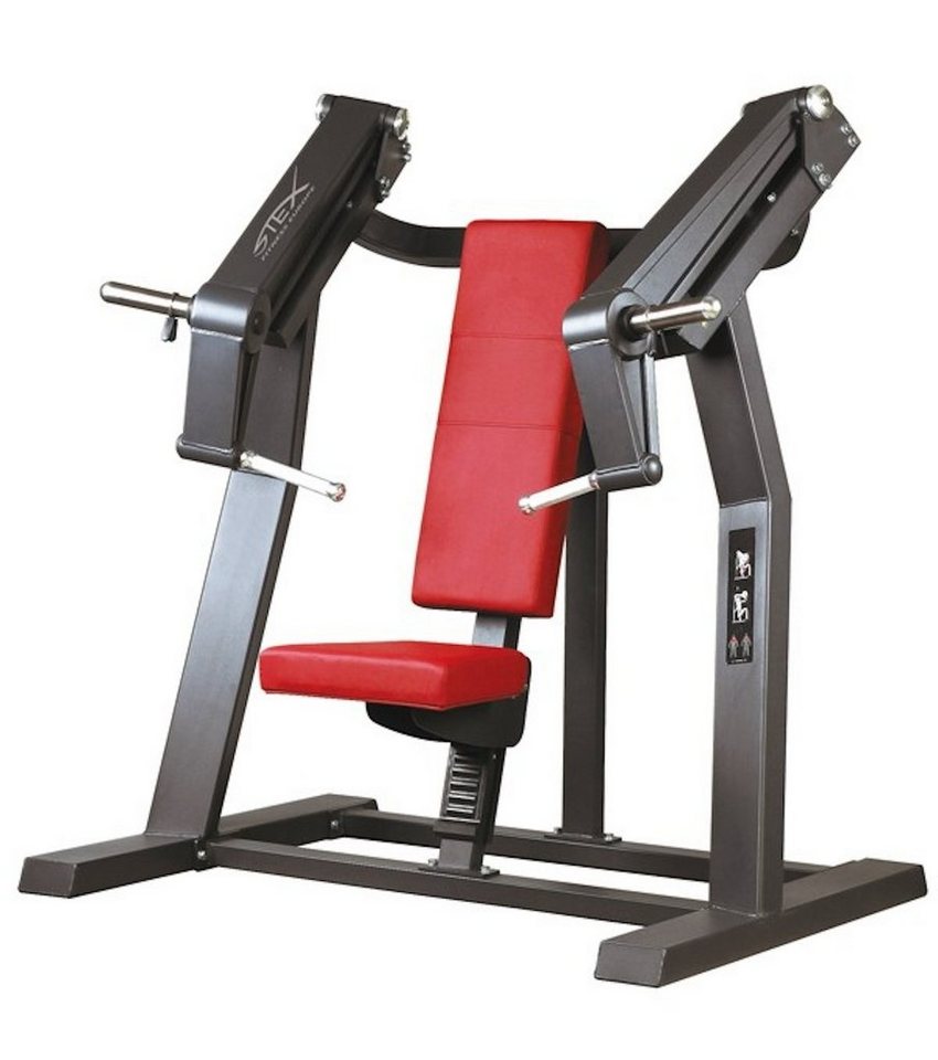 Stex Fitness Europe Kraftstation PLATE-LOADED Incline Chest Press Schräge Brustpresse Brust Training von Stex Fitness Europe