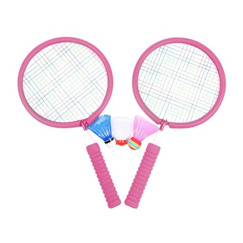 Badmintonschläger für Kinder,Kinder-Badmintonschläger-Set - Strand-Rasen-Yard-Badminton-Set | Leichter Backyard Outside Shuttlecocks-Schläger inklusive 3X Badminton für Kinder und Erwachsene von Stibtmr