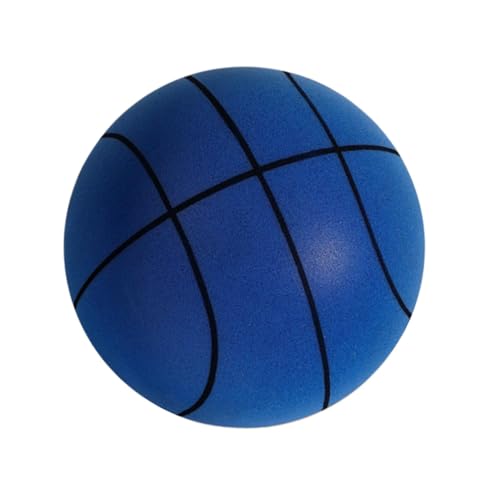 Stibtmr Leiser Basketball Kinder Schaumstoff Basketball Indoor Basketballkorb Netztasche Mit Silent Ball Schaumtraining Dribbeln Basketball Für Leises Dribbeln Und Indoor-Training Weicher Übungsball von Stibtmr