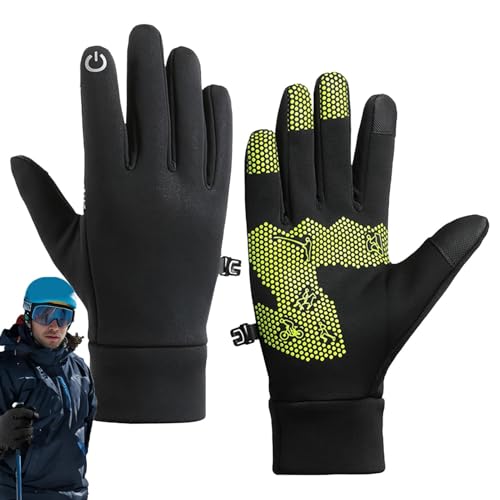 Stibtmr Winter-Fahrradhandschuhe, wasserdichte Ski-Fäustlinge - rutschfeste warme Outdoor-Fäustlinge,Winddichte Fäustlinge, Fäustlinge für kaltes Wetter zum Radfahren, Spazierengehen von Stibtmr