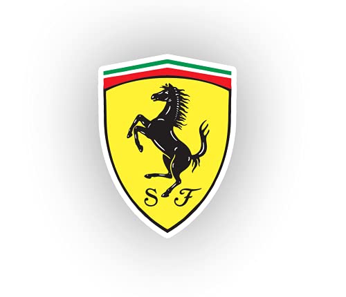 Ferrari Sticker, Aufkleber, Doppelpack, mehrere Größen (30) von StickerGreen
