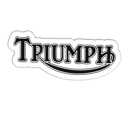 Triumph Motorrad Schreiben Sticker, Aufkleber, Doppelpack, mehrere Größen (10) von StickerGreen