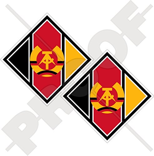 Ostdeutschland Luftwaffe LSK Flugzeug Roundel Luftstreitkräfte der Nationalen Volksarmee DDR DDR Deutsch 75mm (3") Aufkleber x2 von StickersWorld